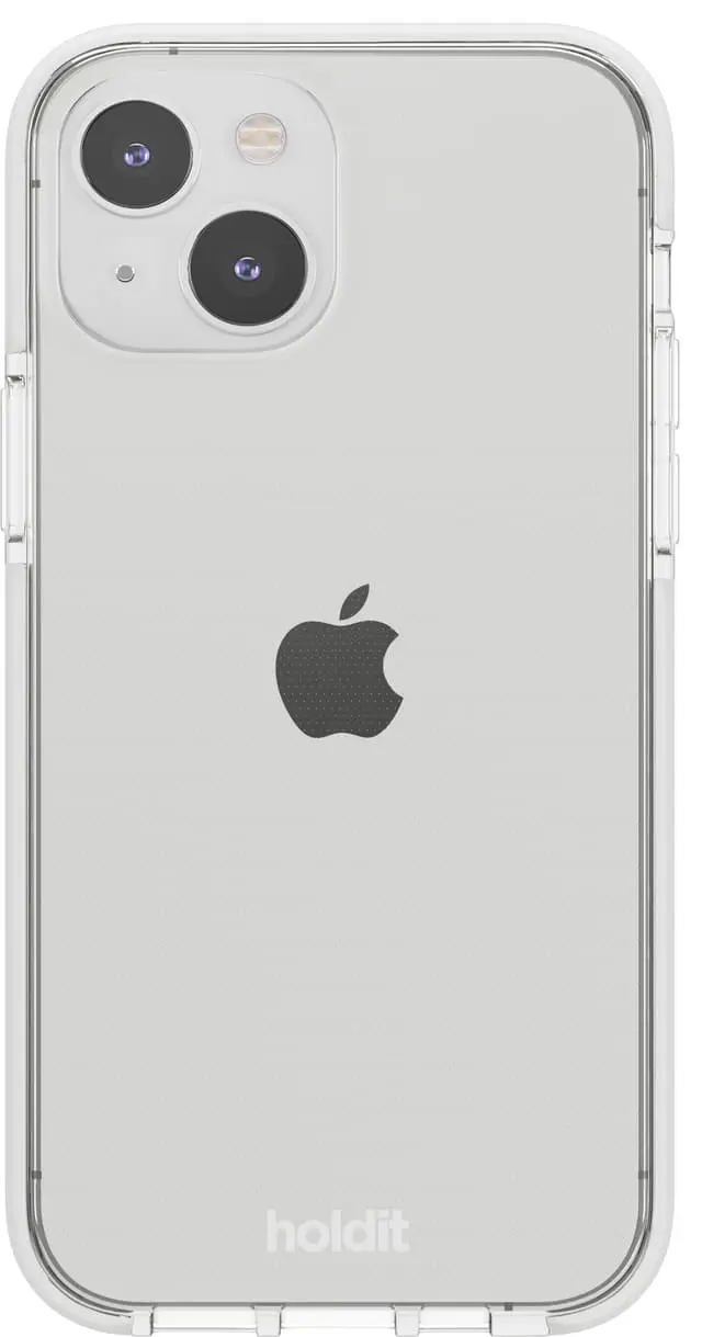 holdit iPhone 14 Plus Deksel Seethru White