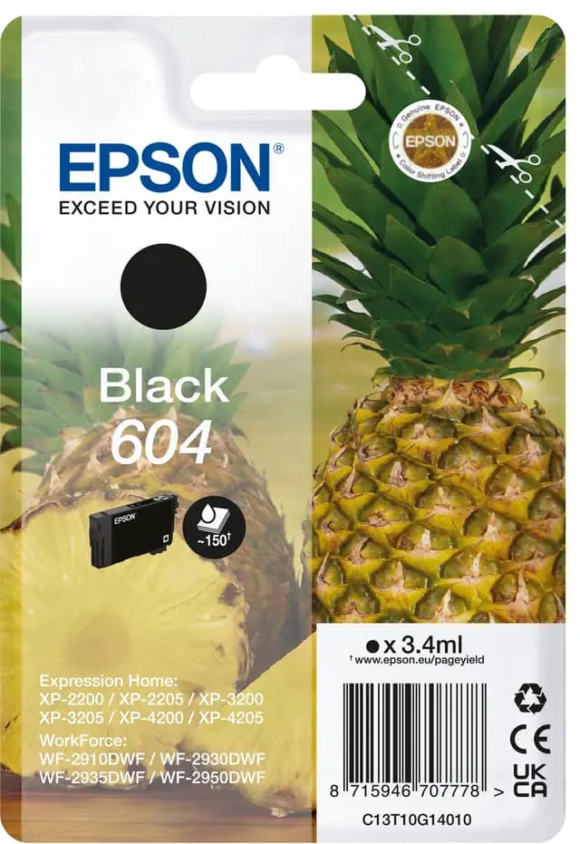 Epson 604 blekkpatron (sort)