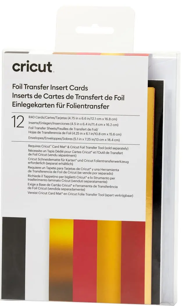 Cricut Foil innleggskort 12-pakk (Royal Flush)