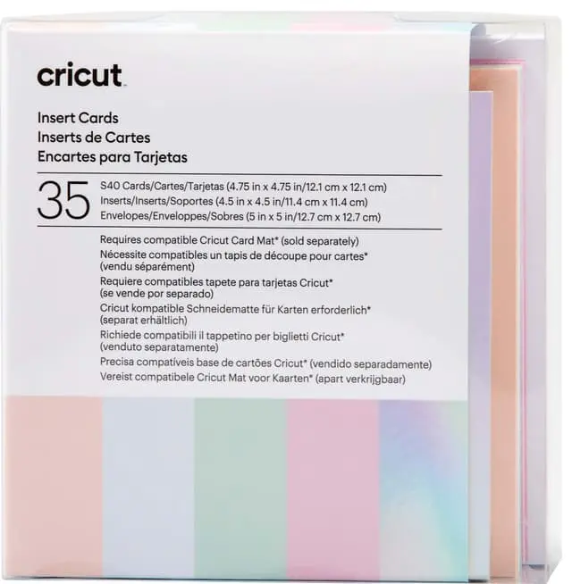Cricut innleggskort 35-pakk (prinsesse)