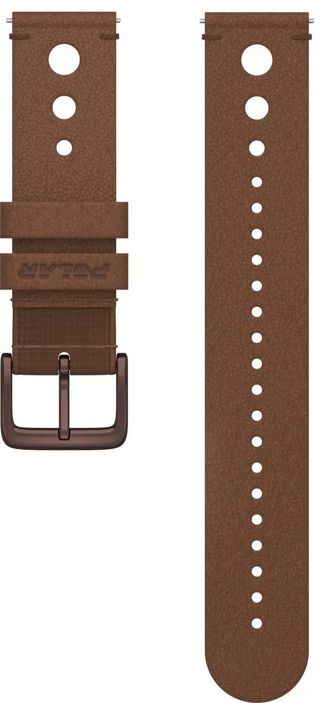 Polar skinnreim 20mm (brun)