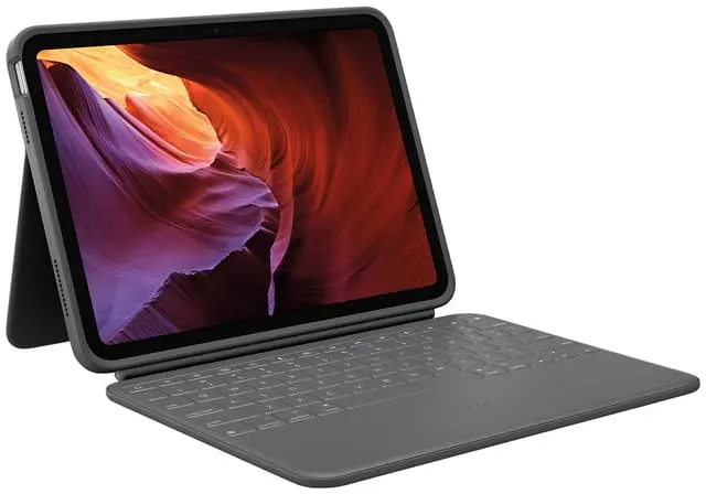 Logitech Rugged Folio iPad 11" (11th Gen) tastatur til nettbrett