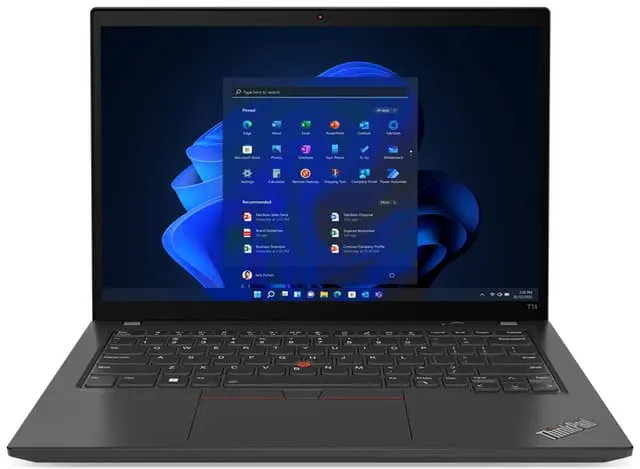 Lenovo ThinkPad T14 i5-1235U Notebook 35,6 cm (14") WUXGA Intel Core i5 16 GB DDR4-SDRAM 256 GB SSD Wi-Fi 6E (802.11ax) Windows 11 Pro Sort