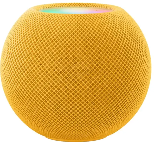 Apple HomePod mini høyttaler (gul)