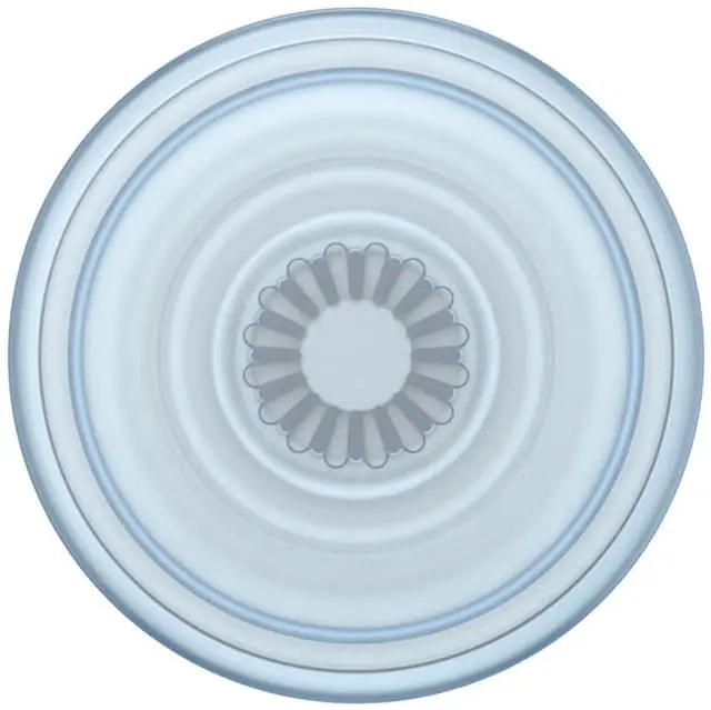 Popsockets PopGrip for mobiltelefon (Ice Blue)