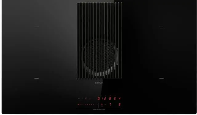 Elica platetopp med ventilator Elica5007 innebygd