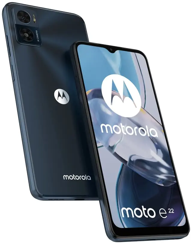 Motorola Moto E22 smarttelefon 4/64GB (sort)