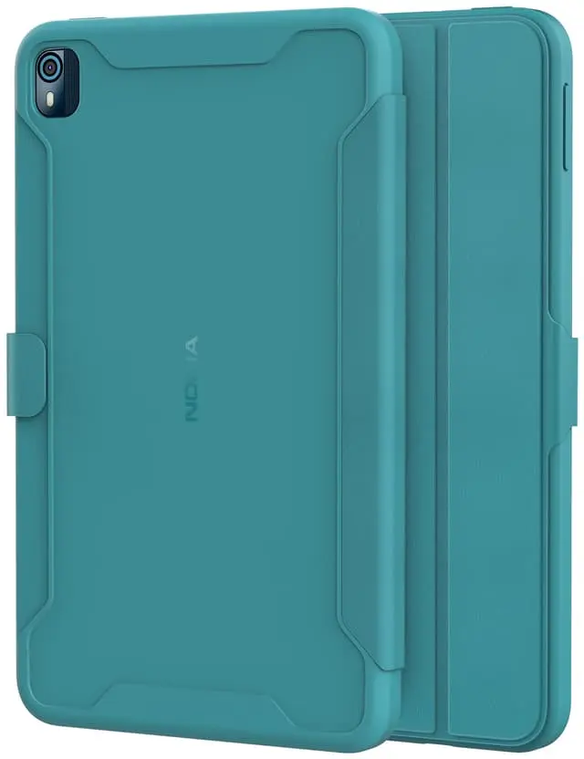 Nokia T10 flip nettbrettdeksel (cyan)