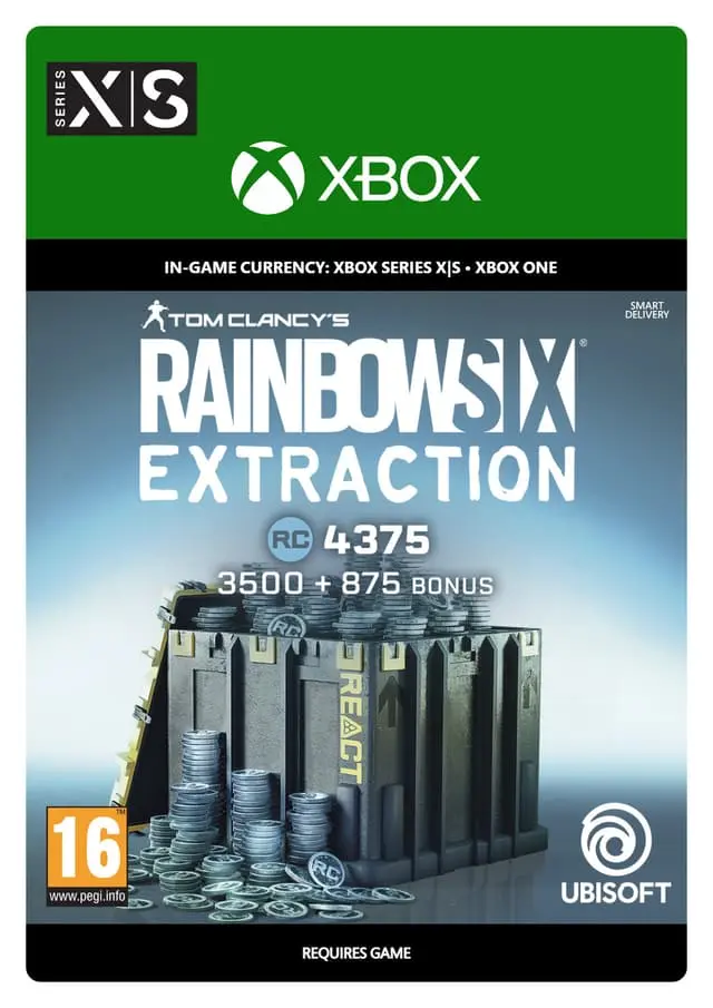 Tom Clancy's Rainbow SixExtraction: 4,375 REACT Credits - XBOX One,X