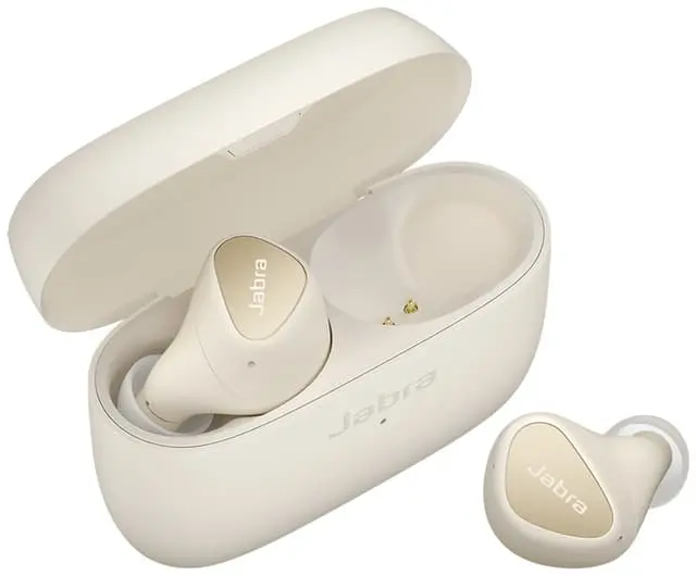 Jabra Elite 4 helt trådløse in-ear hodetelefoner (lys beige)