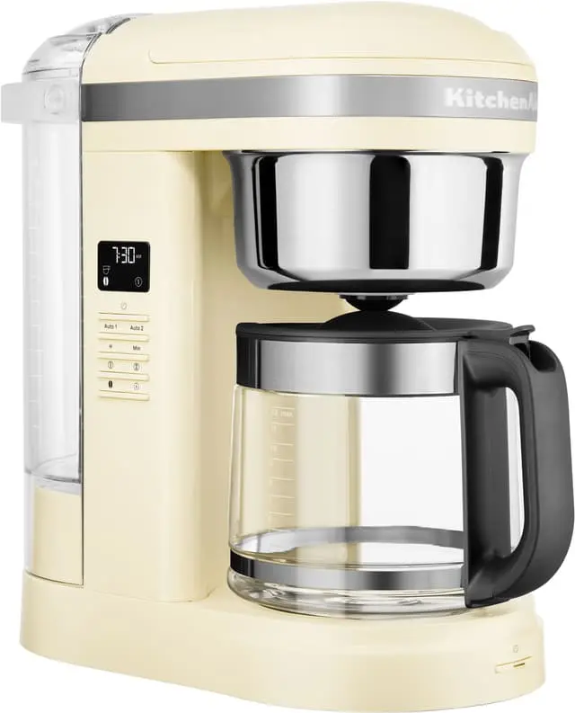 KitchenAid kaffetrakter med beholder 5KCM1209EAC (kremhvit)