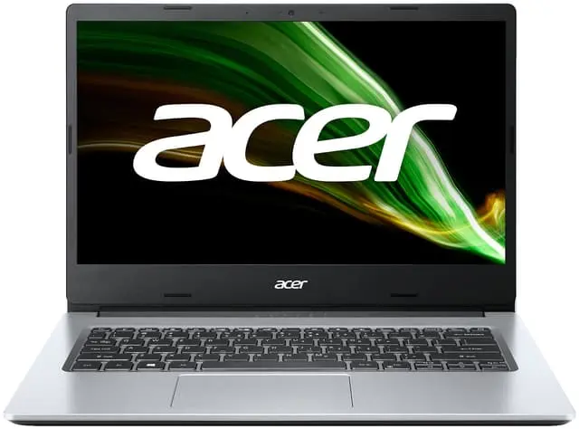 Acer Aspire 1 Cel/4/128 14" bærbar PC (Pure Silver)