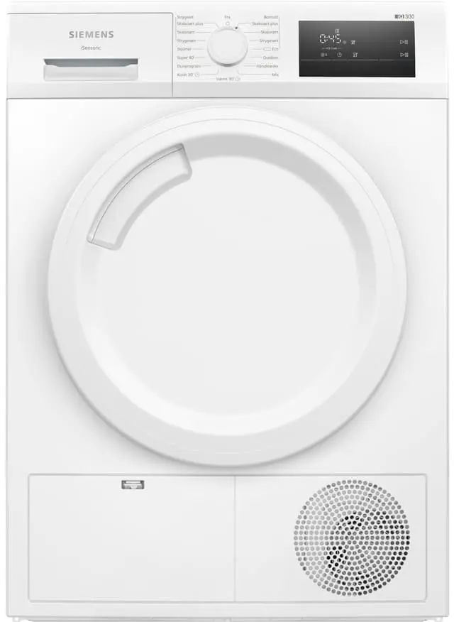 Siemens Tørketrommel WT43H0L5DN (Hvit)