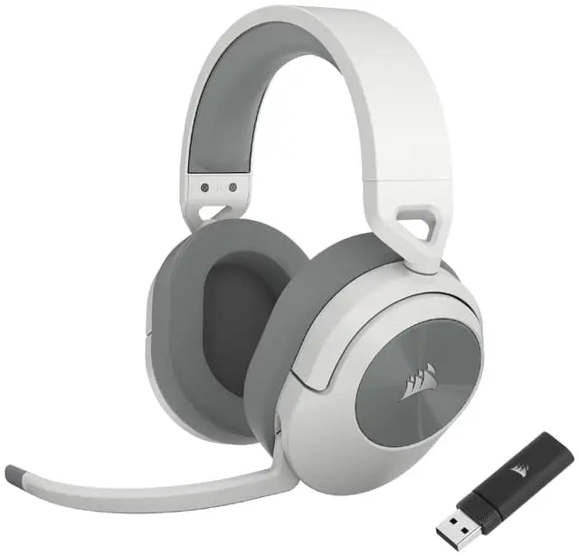 Corsair HS55 trådløst gaming headset (hvit)