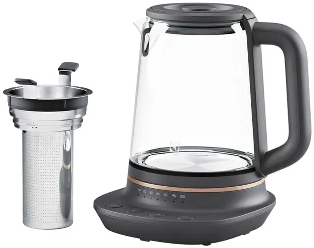 Electrolux Explore 7 vannkoker i glass E7GK1-8BP (black pearl)