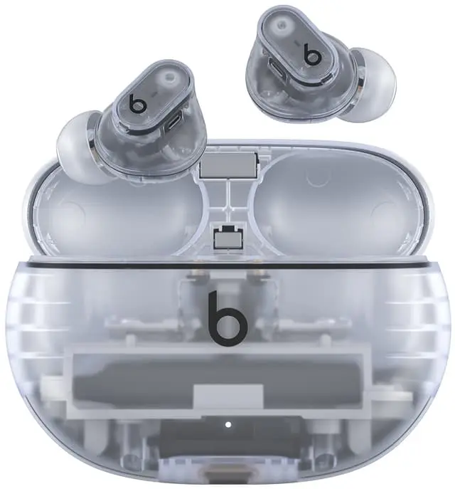 Beats Studio Buds + helt trådløse in-ear hodetelefoner (gjennomsiktig)