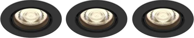 Philips Impala Ceiling spotlys 6W 3-pakning (sort)