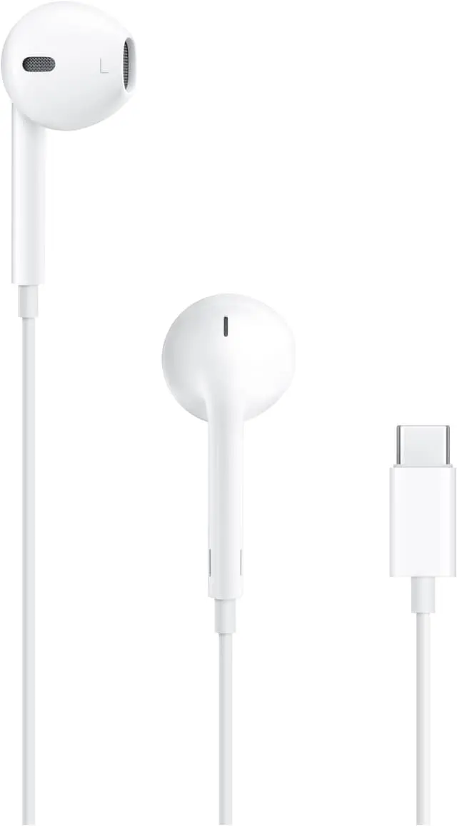 Apple EarPods in-ear hodetelefoner (hvit, USB-C)