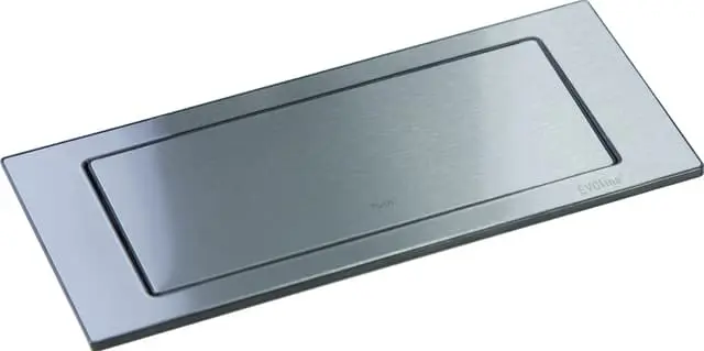 EVOline BackFlip stikkontakt (steel)