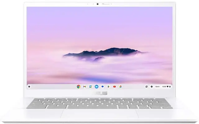 Asus Chromebook Plus CX3402CBA i5/8/128 14" bærbar PC (hvit)