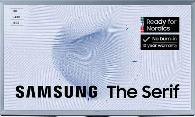 Samsung 65" LS01B The Serif 4K QLED Smart TV (bomullsblå/2023)