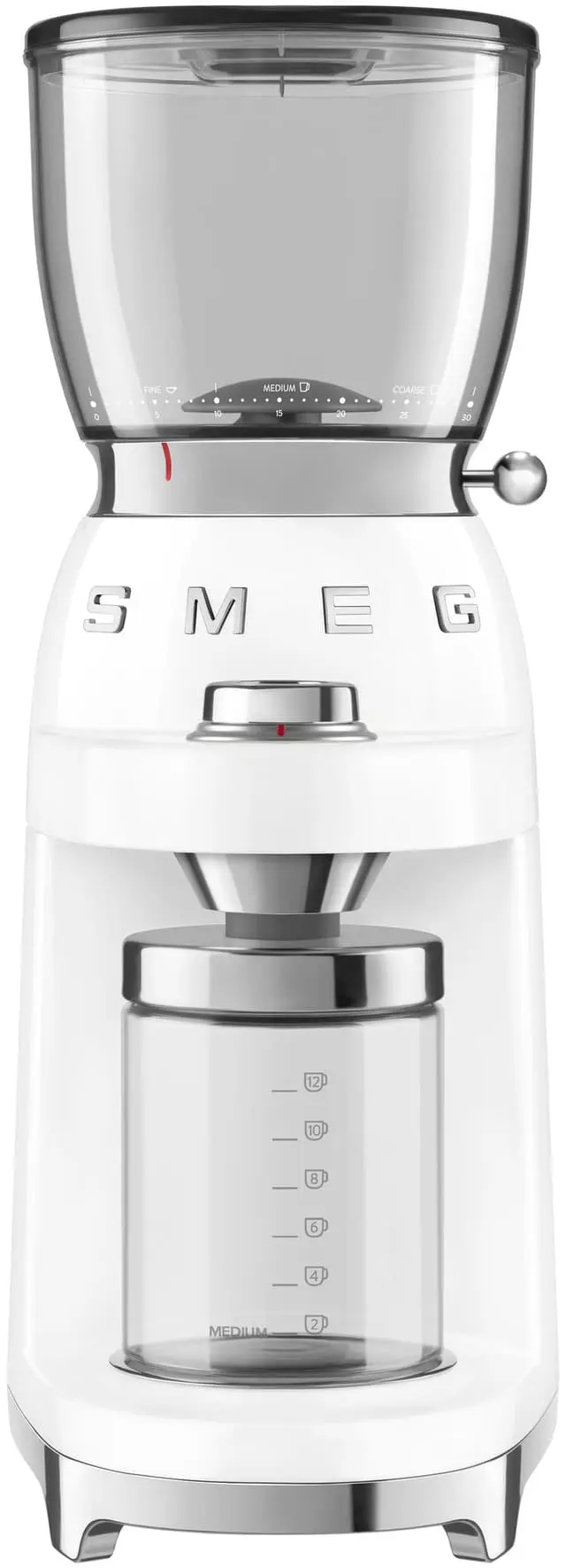 Smeg 50's style kaffekvern CGF11WHEU (hvit)