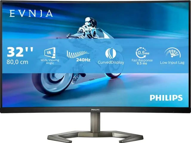 Philips Evnia 32" 32M1C5200W buet VA gamingskjerm
