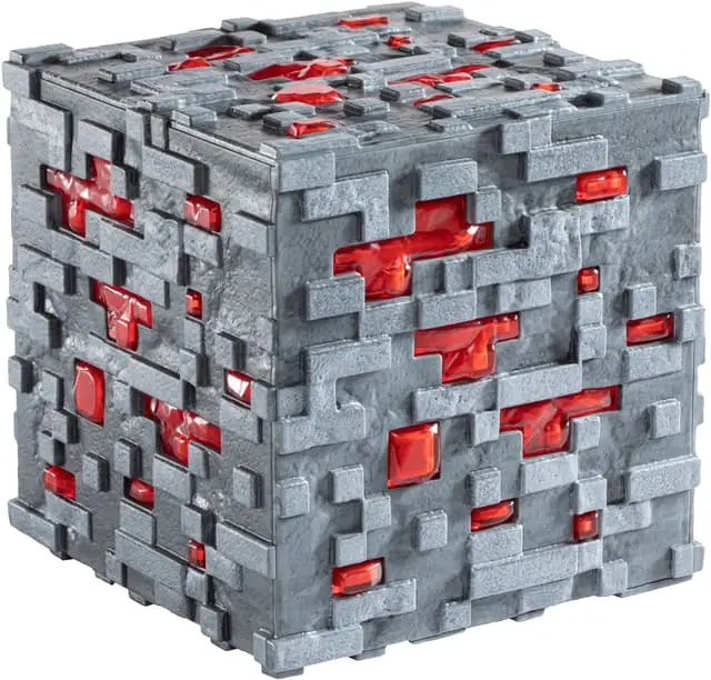 Minecraft Redstone Ore dekorativt lys