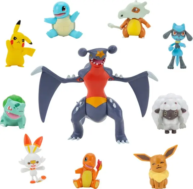 Pokemon Battle Ready Action Figure 10-pakning