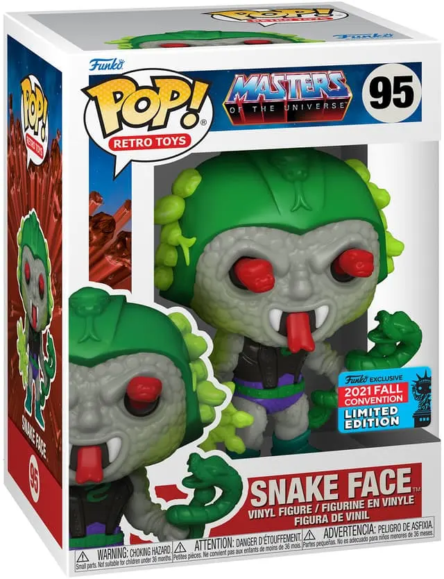 Funko Pop! Exclusive Masters of the Universe Snake Face figur