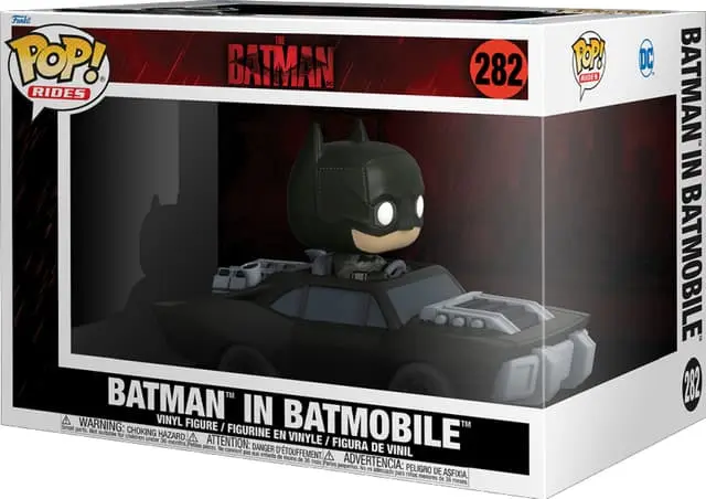 Funko Pop! Super Deluxe Batman i Batmobil figur