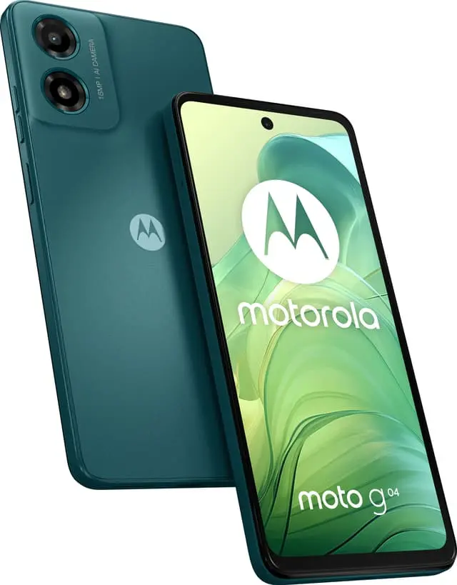 Motorola G04 smarttelefon 4/64GB (grønn)