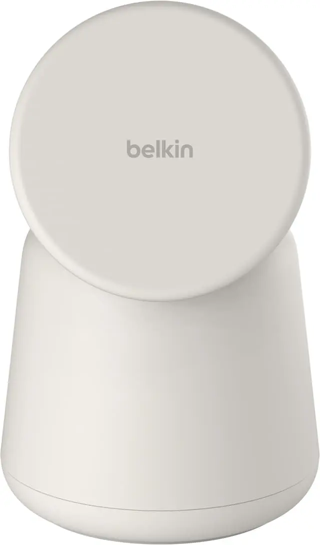 Belkin BoostCharge Pro 2-i-1 MagSafe 15W trådløs lader (sand)