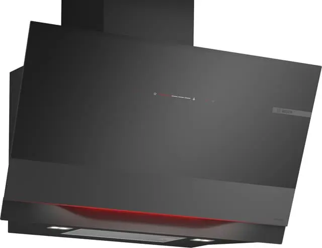 Bosch Serie 8 vegghengt kjøkkenvifte DWK91LT65 (90 cm)