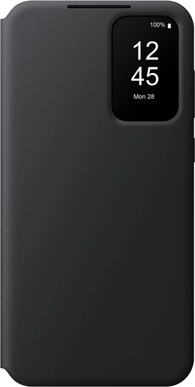 Samsung Galaxy A55 5G Smart View Wallet lommebokdeksel (sort)