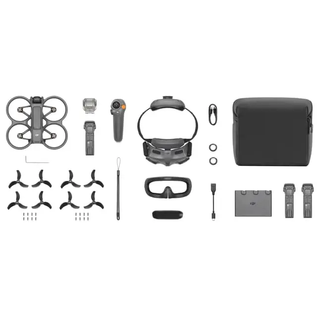 DJI Avata 2 dronesett (grå, 3 batterier)