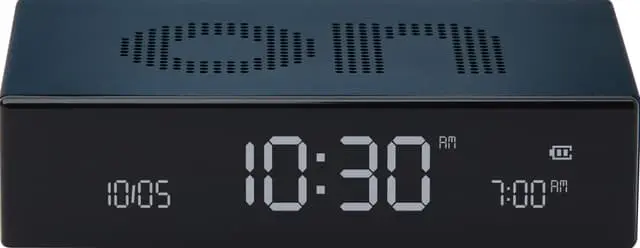 Lexon Flip Premium alarmklokke LR152B (mørkeblå)
