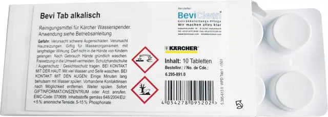 Kärcher Bevi Tabs basisk kjemisk rengjøringsmiddel 62958910