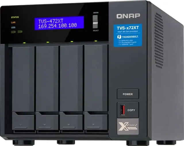 Qnap TVS-472XT-4G NAS-system
