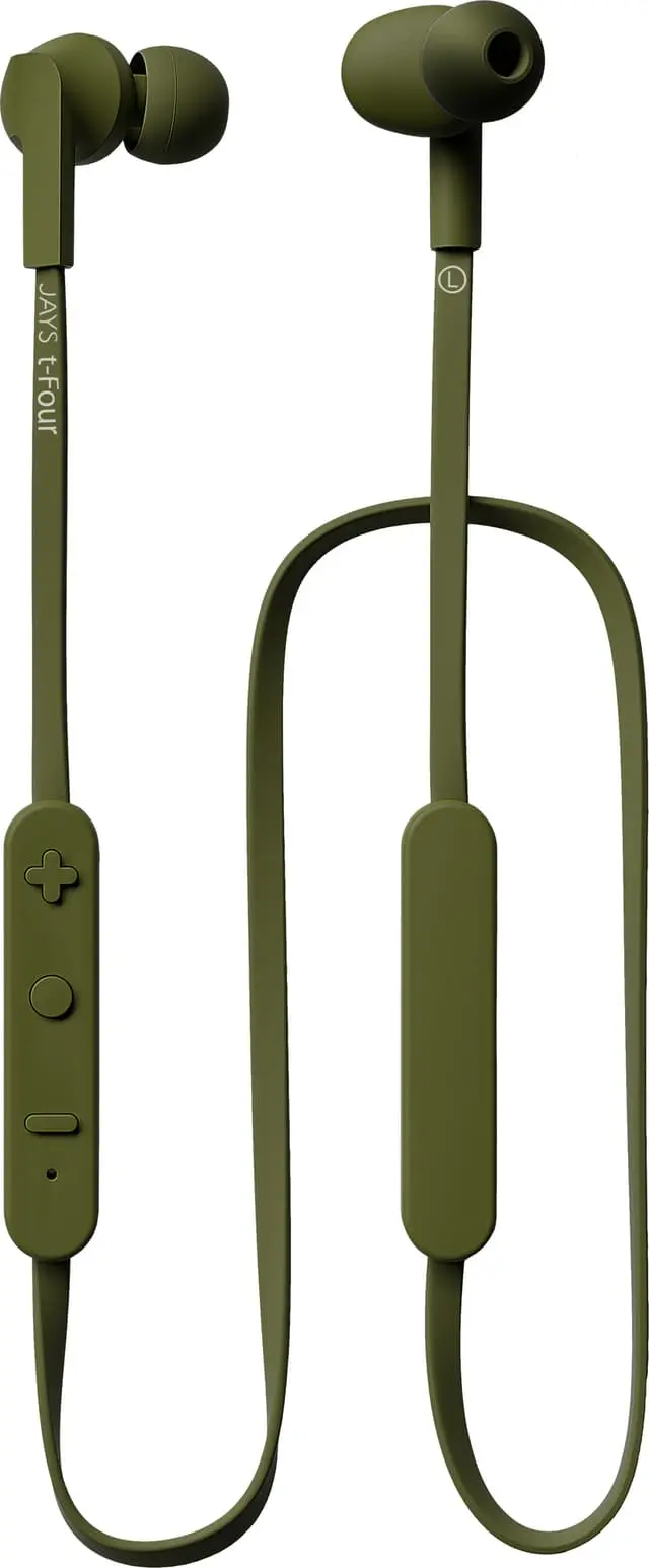 Jays t-Four Wireless trådløse in-ear hodetelefoner (mosegrønn)