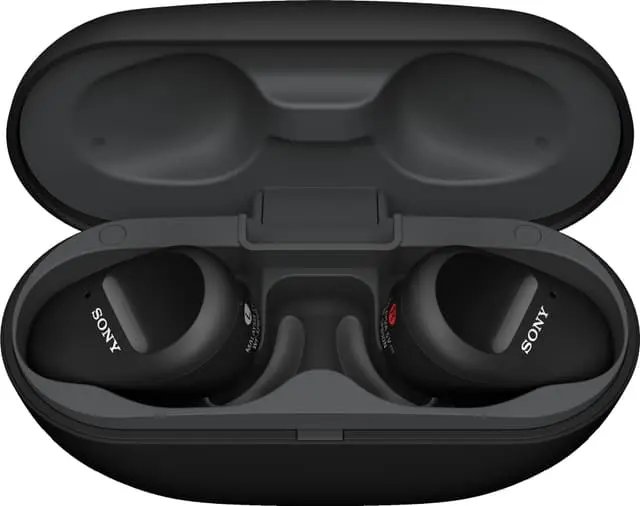 Sony WF-SP800N helt trådløse in-ear hodetelefoner (sort)