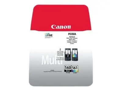 Canon PG-560 / CL-561 Multipack - 2-pack - black, colour (cyan, magenta, yellow) - original - ink cartridge