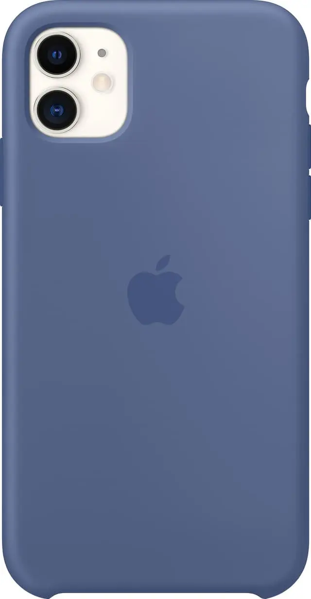 iPhone 11 silikondeksel (linblå)