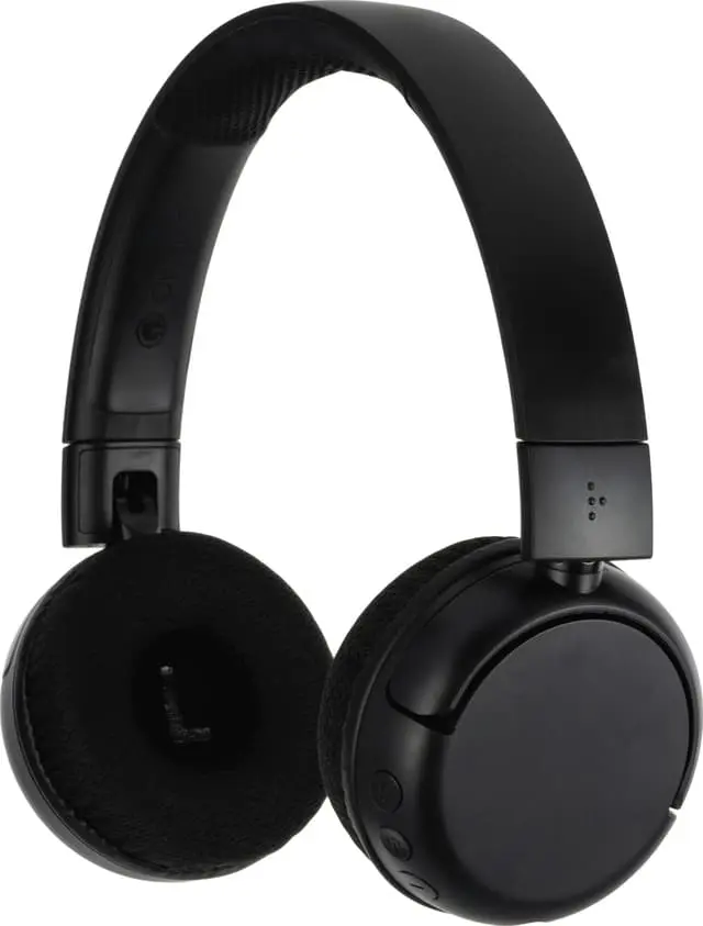 BuddyPhones POP trådløse on-ear hodetelefoner (sort)