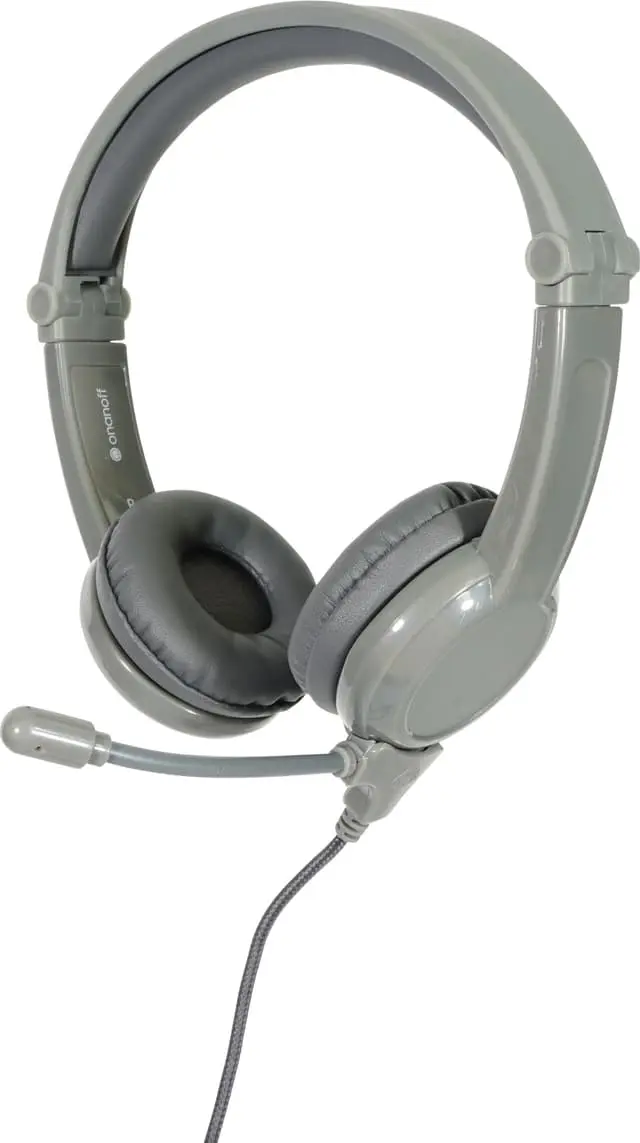 BuddyPhones Galaxy on-ear hodetelefoner (grå)