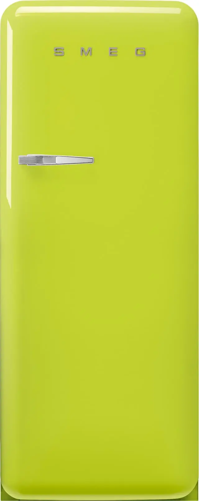 Smeg 50's style kjøleskap med fryser FAB28RLI5 (limegrønn)
