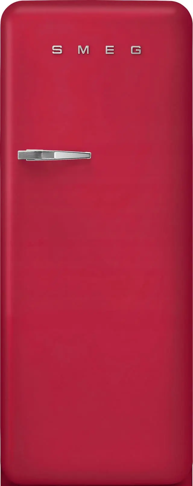 Smeg 50's style kjøleskap med fryser FAB28RDRB5 (rubinrød)