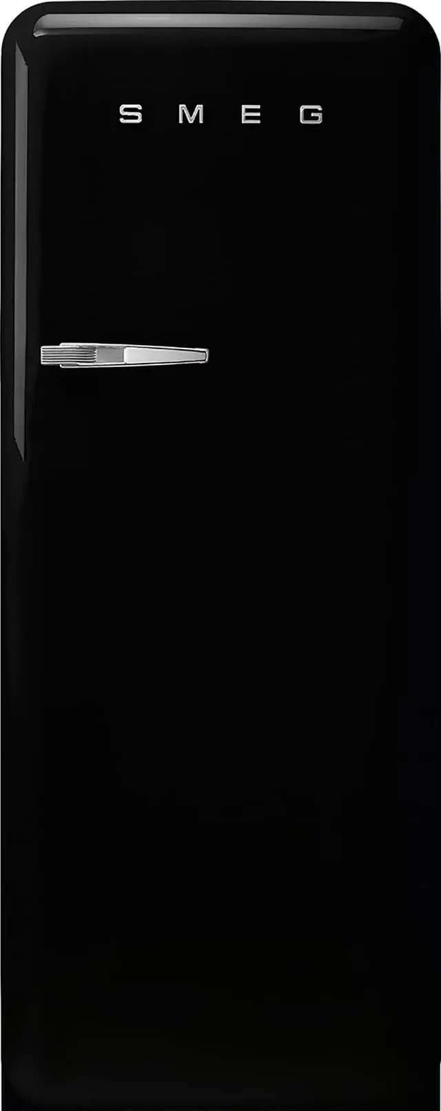 Smeg 50's style kjøleskap med fryser FAB28RBL5 (sort)