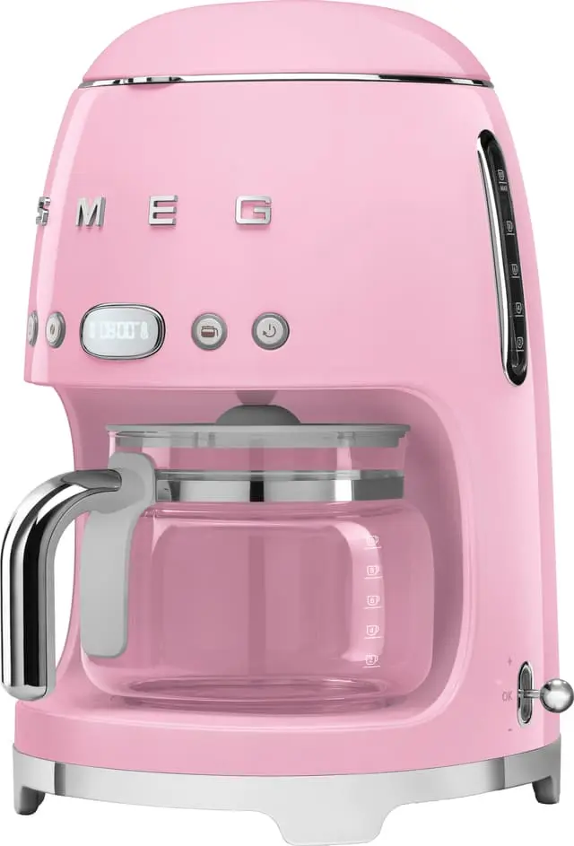 Smeg 50’s Style kaffemaskin DCF02PKEU (rosa)