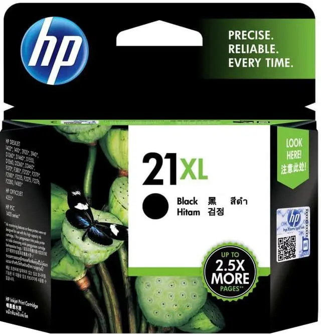 HP 21XL Black Original blekkpatron